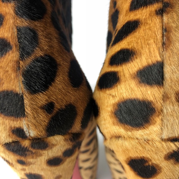 Christian Louboutin Miss Clitchy Leopard Boot 38.5 - Picture 6 of 8